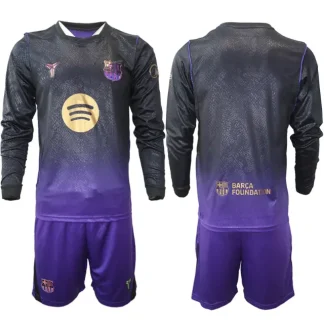 Moški dresi kompleti z dugi rokavi FC Barcelona 2026-27 Gostujoči z lastnim imenom