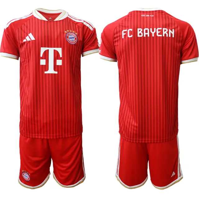 Moški Nogometni dresi kompleti FC Bayern München Domači 2026-27 rdeča