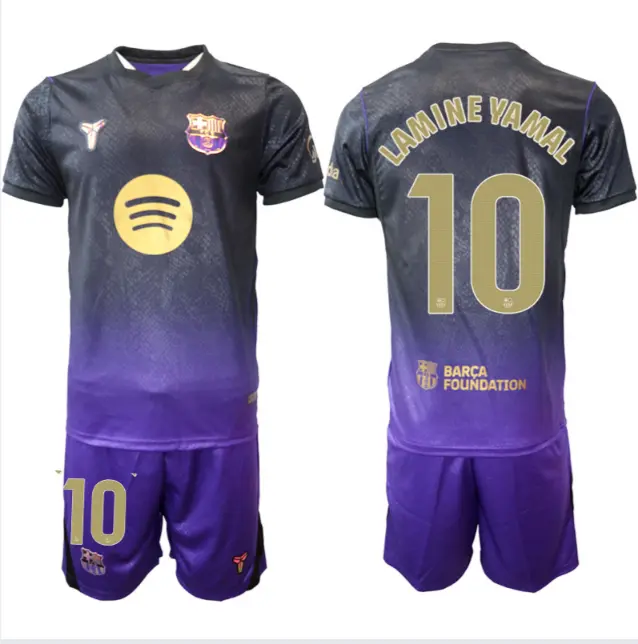 Moški Nogometni dresi kompleti Lamine Yamal #10 FC Barcelona 2026-27 Gostujoči