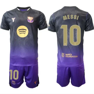 Moški Nogometni dresi kompleti Lionel Messi #10 FC Barcelona 2026-27 Gostujoči