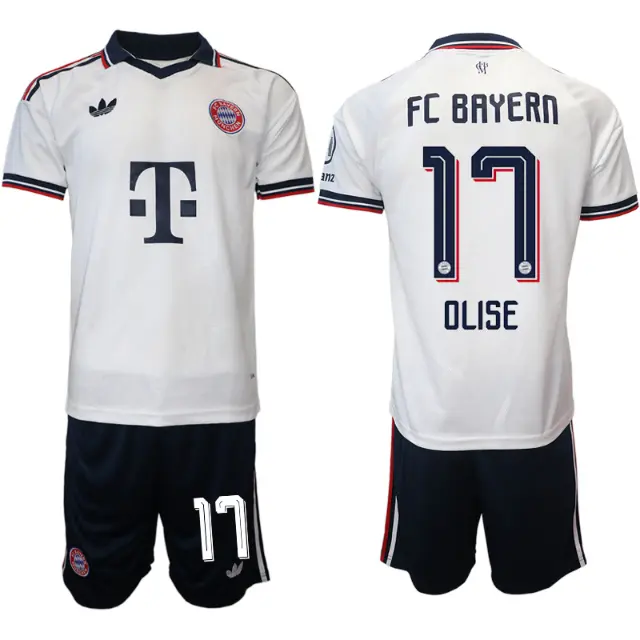 Moški Nogometni dresi kompleti Michael Olise #17 FC Bayern München Gostujoči 2026-27