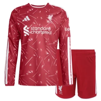 Otroški dresi Liverpool Domači 2026/27 rdeča Dolgi Rokav + Kratke hlače