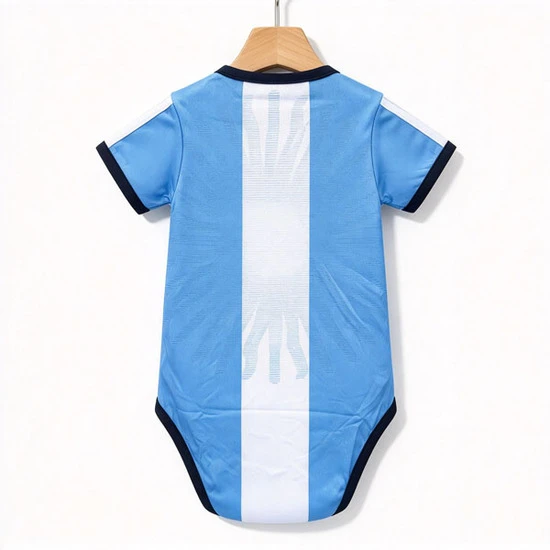Otroški nogometni bodi Argentina 2026-2027 modra belo-1