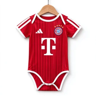 Otroški nogometni bodi Bayern Munich Domači 2026-2027 rdeča
