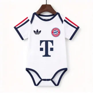 Otroški nogometni bodi Bayern Munich Gostujoči 2026-2027 belo
