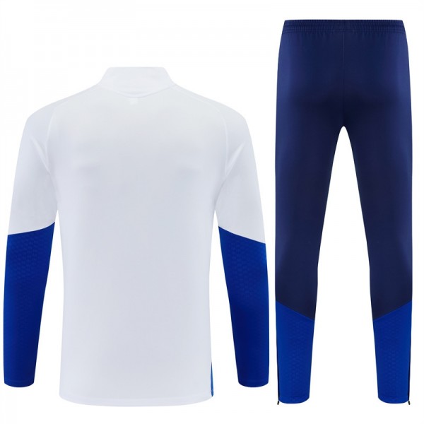 Otroški Nogometni dresi kompleti Za Trening Kolumbija 2026/27 1/4 Zip Dolgi Rokav belo-1