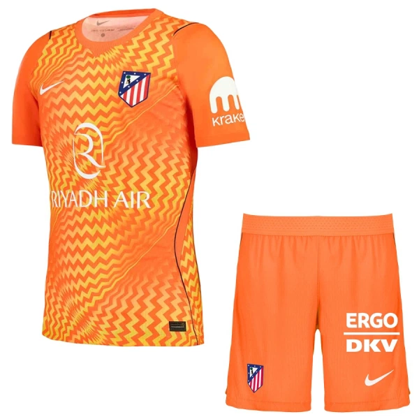 Otroški Vratarski dres kompleti Atletico Madrid 2026-27 Oranžna Jan Oblak 13
